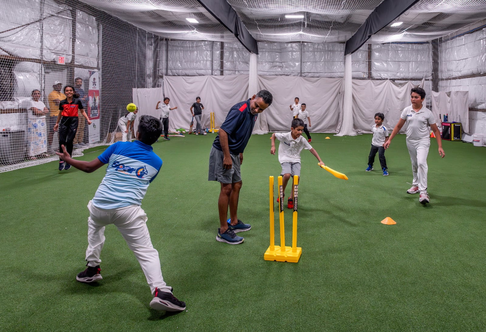 SparC Summer Camp - Cricket practice session